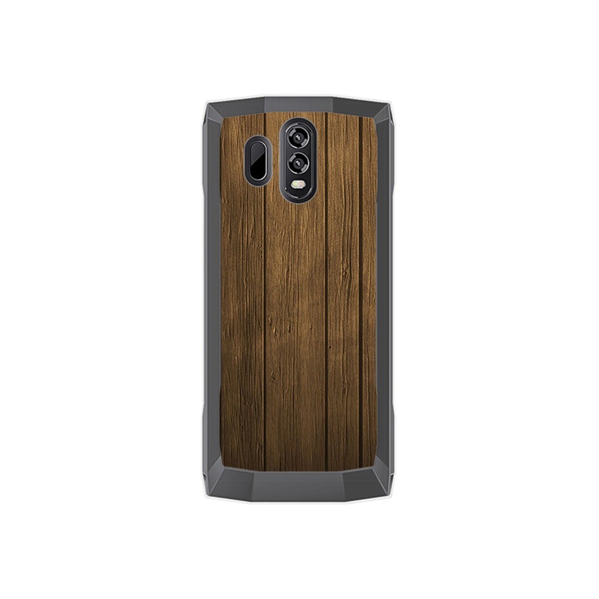 Funda Gel Tpu para Homtom HT70 Diseño Madera Dibujos