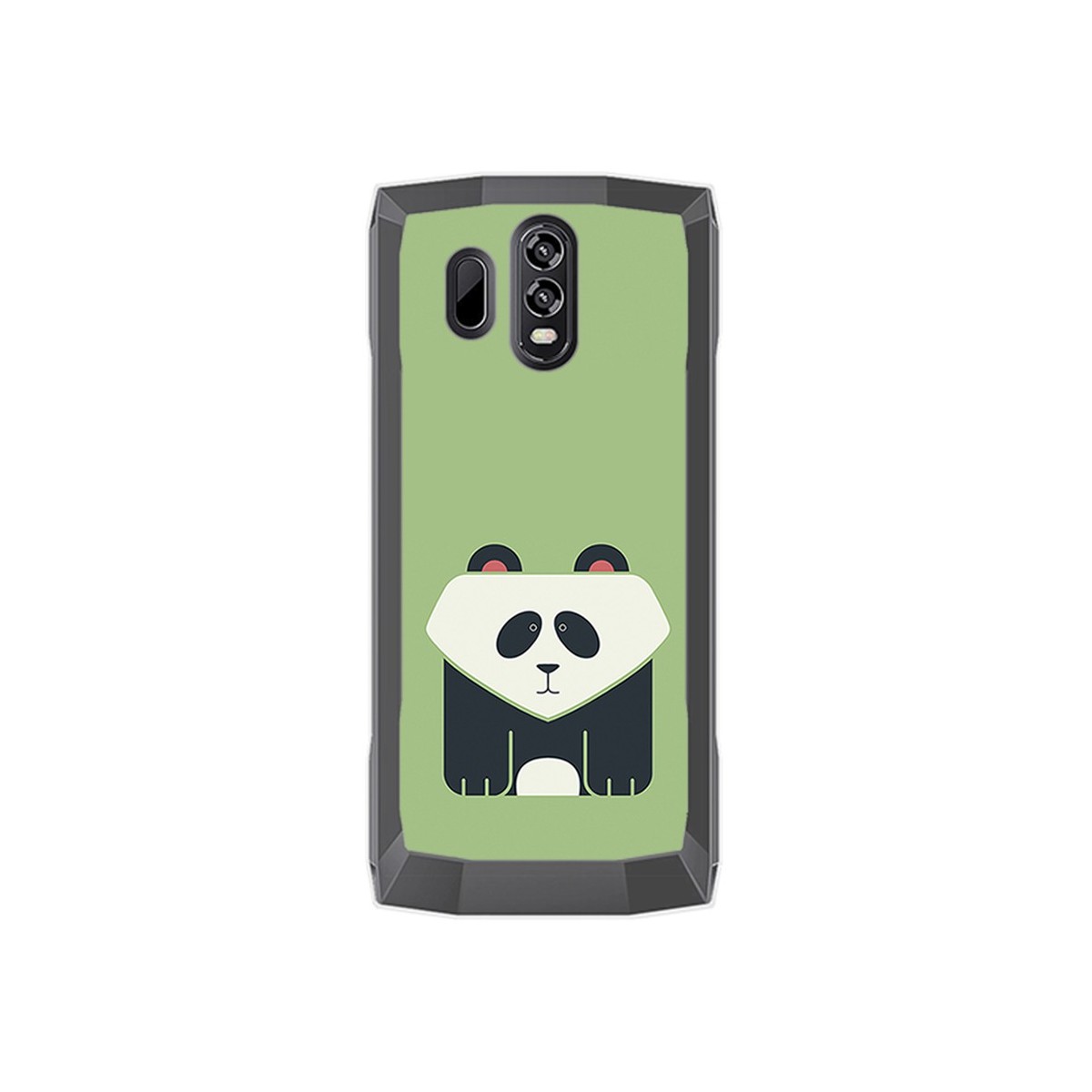 Funda Gel Tpu para Homtom HT70 Diseño Panda Dibujos