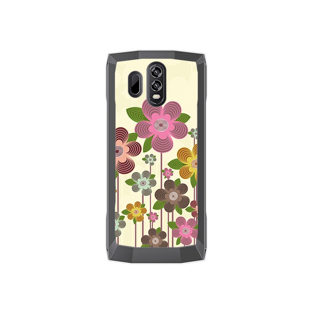 Funda Gel Tpu para Homtom HT70 Diseño Primavera En Flor Dibujos