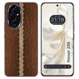 Funda Silicona para Huawei Honor 200 5G diseño Cuero 01 Dibujos
