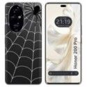 Funda Silicona Transparente para Huawei Honor 200 Pro 5G diseño Araña Dibujos