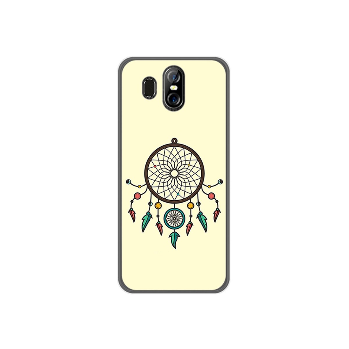 Funda Gel Tpu para Homtom S16 Diseño Atrapasueños Dibujos