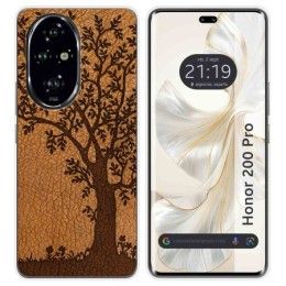 Funda Silicona para Huawei Honor 200 Pro 5G diseño Cuero 03 Dibujos