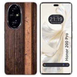 Funda Silicona para Huawei Honor 200 Pro 5G diseño Madera 05 Dibujos