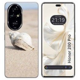 Funda Silicona para Huawei Honor 200 Pro 5G diseño Concha Dibujos
