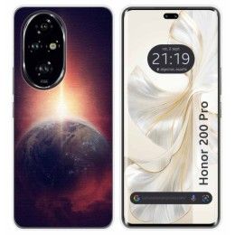 Funda Silicona para Huawei Honor 200 Pro 5G diseño Tierra Dibujos