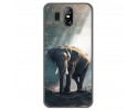 Funda Gel Tpu para Homtom S16 Diseño Elefante Dibujos