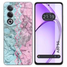 Funda Silicona para Oppo A80 5G diseño Mármol 08 Dibujos