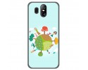 Funda Gel Tpu para Homtom S16 Diseño Familia Dibujos