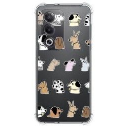 Funda Silicona Antigolpes para Oppo A80 5G diseño Perros Dibujos