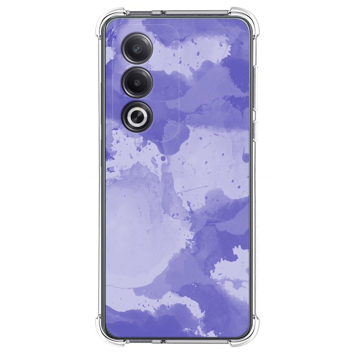 Funda Silicona Antigolpes para Oppo A80 5G diseño Acuarela 01 Dibujos
