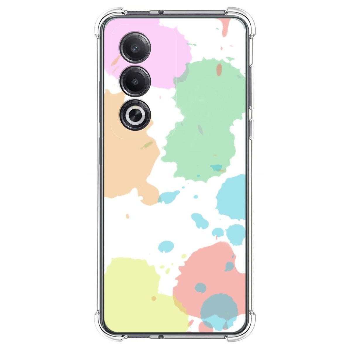 Funda Silicona Antigolpes para Oppo A80 5G diseño Acuarela 05 Dibujos