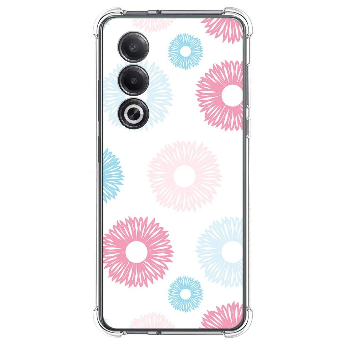 Funda Silicona Antigolpes para Oppo A80 5G diseño Flores 06 Dibujos