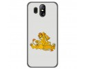 Funda Gel Tpu para Homtom S16 Diseño Leones Dibujos