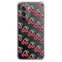 Funda Silicona Antigolpes para Oppo Reno 12 Pro 5G diseño Cerezas Dibujos