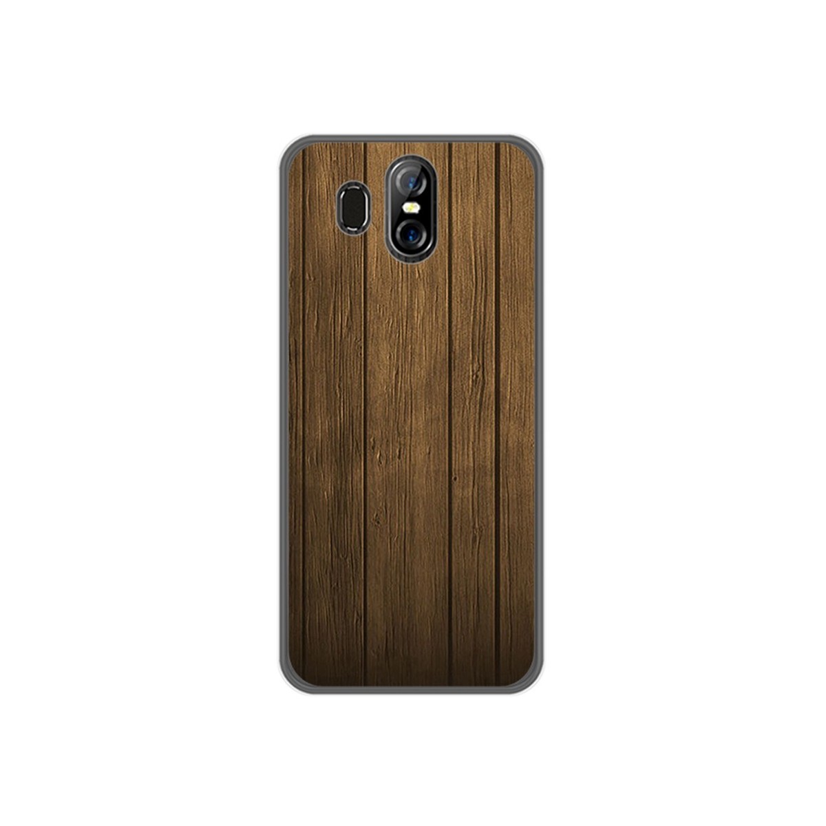 Funda Gel Tpu para Homtom S16 Diseño Madera Dibujos