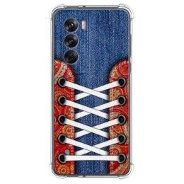 Funda Silicona Antigolpes para Oppo Reno 12 Pro 5G diseño Zapatillas 11 Dibujos