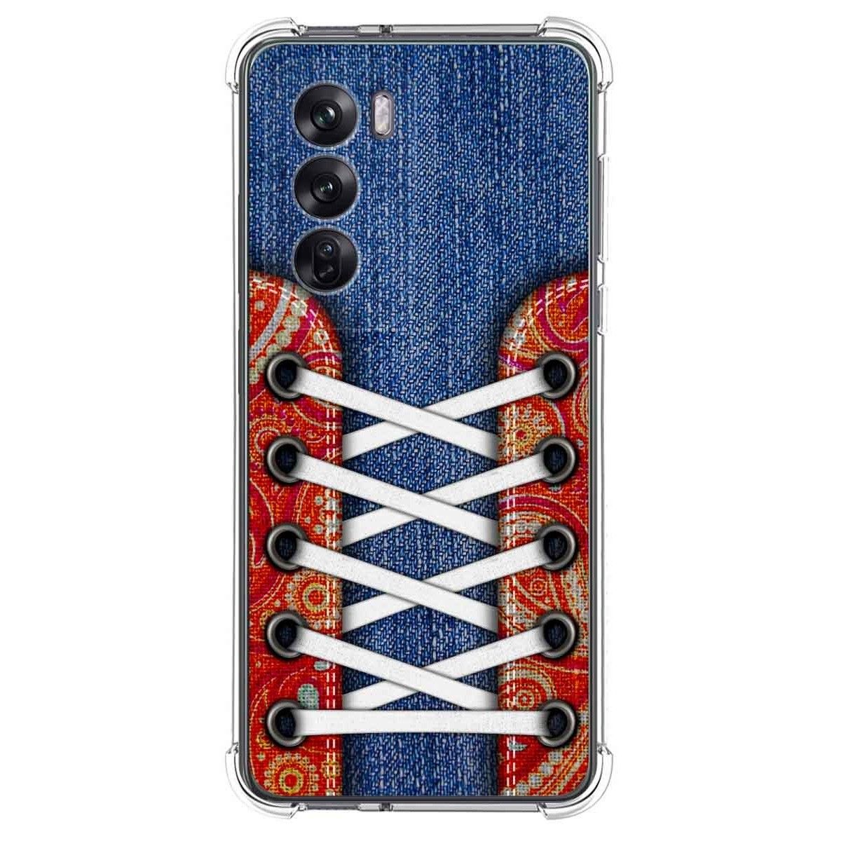 Funda Silicona Antigolpes para Oppo Reno 12 Pro 5G diseño Zapatillas 11 Dibujos