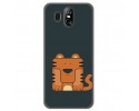 Funda Gel Tpu para Homtom S16 Diseño Tigre Dibujos