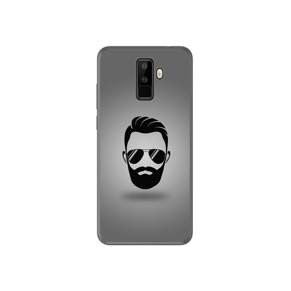 Funda Gel Tpu para Leagoo M9 Diseño Barba Dibujos