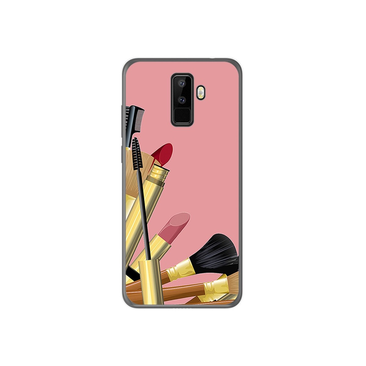 Funda Gel Tpu para Leagoo M9 Diseño Brochas Dibujos
