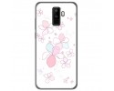 Funda Gel Tpu para Leagoo M9 Diseño Flores Minimal Dibujos