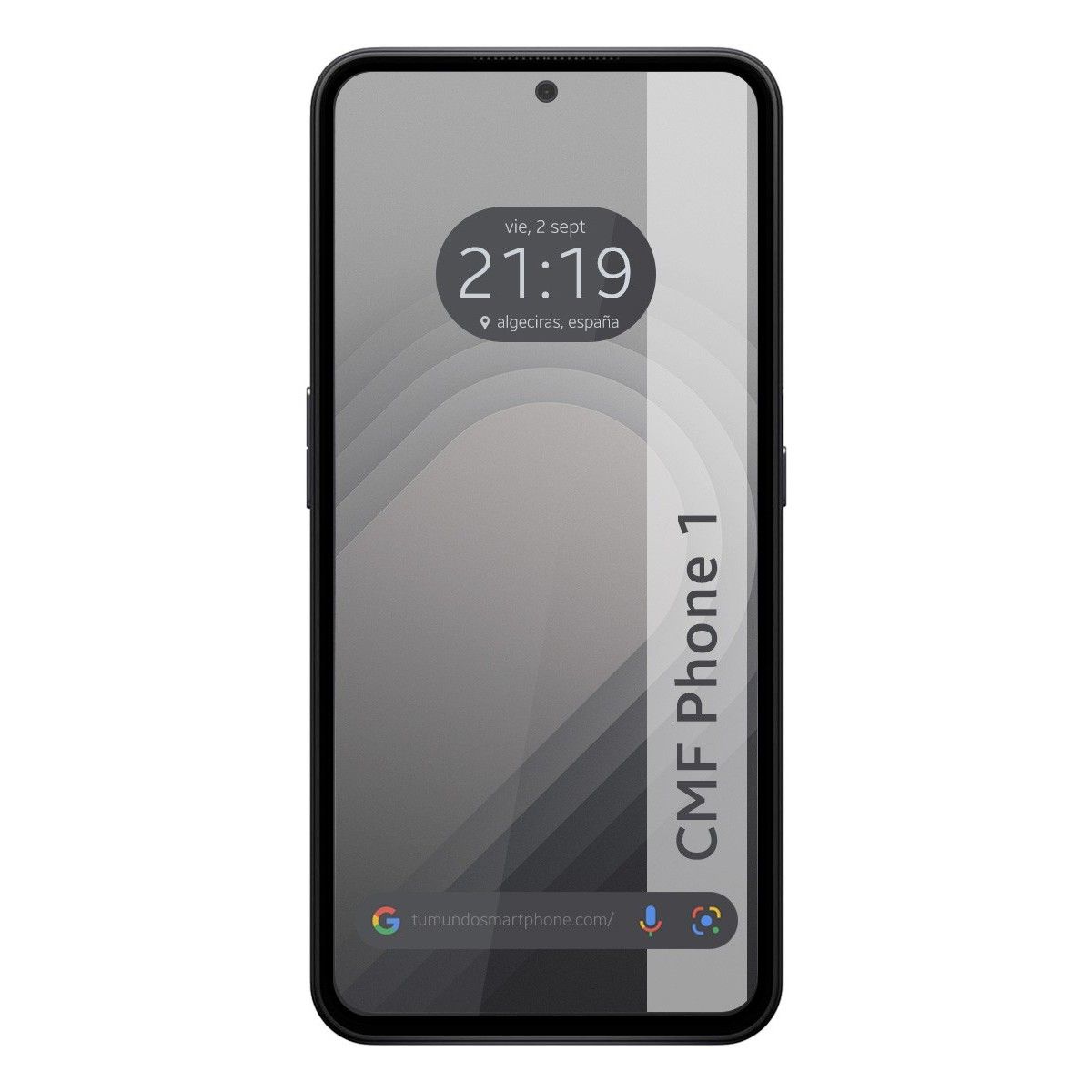 Protector Cristal Templado Completo 5D Full Glue Negro para Nothing CMF Phone 1 Vidrio