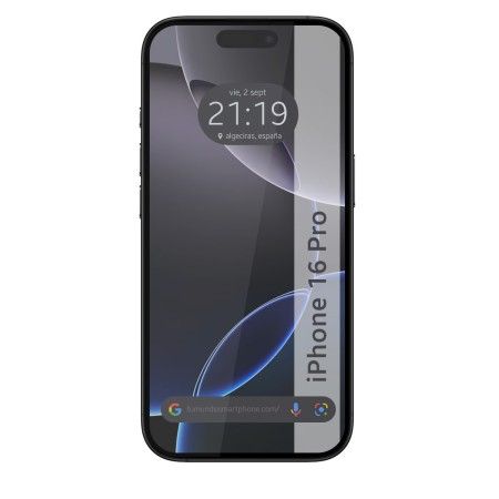 Protector Cristal Templado Completo 5D Full Glue Negro para Iphone 16 Pro (6.3) Vidrio