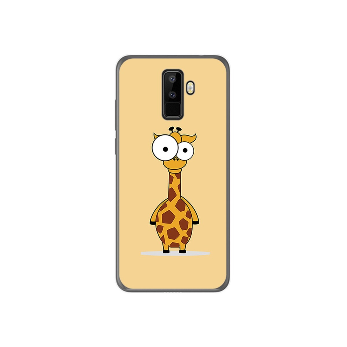 Funda Gel Tpu para Leagoo M9 Diseño Jirafa Dibujos