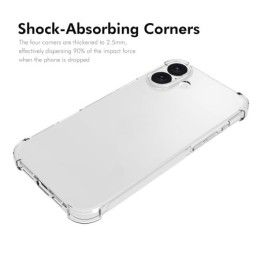 Funda Silicona Antigolpes Transparente para Iphone 16 (6.1) 2