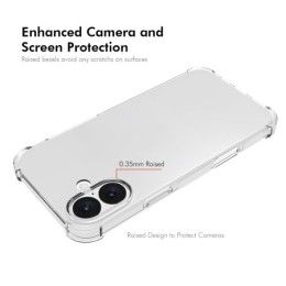 Funda Silicona Antigolpes Transparente para Iphone 16 Plus (6.7) 2