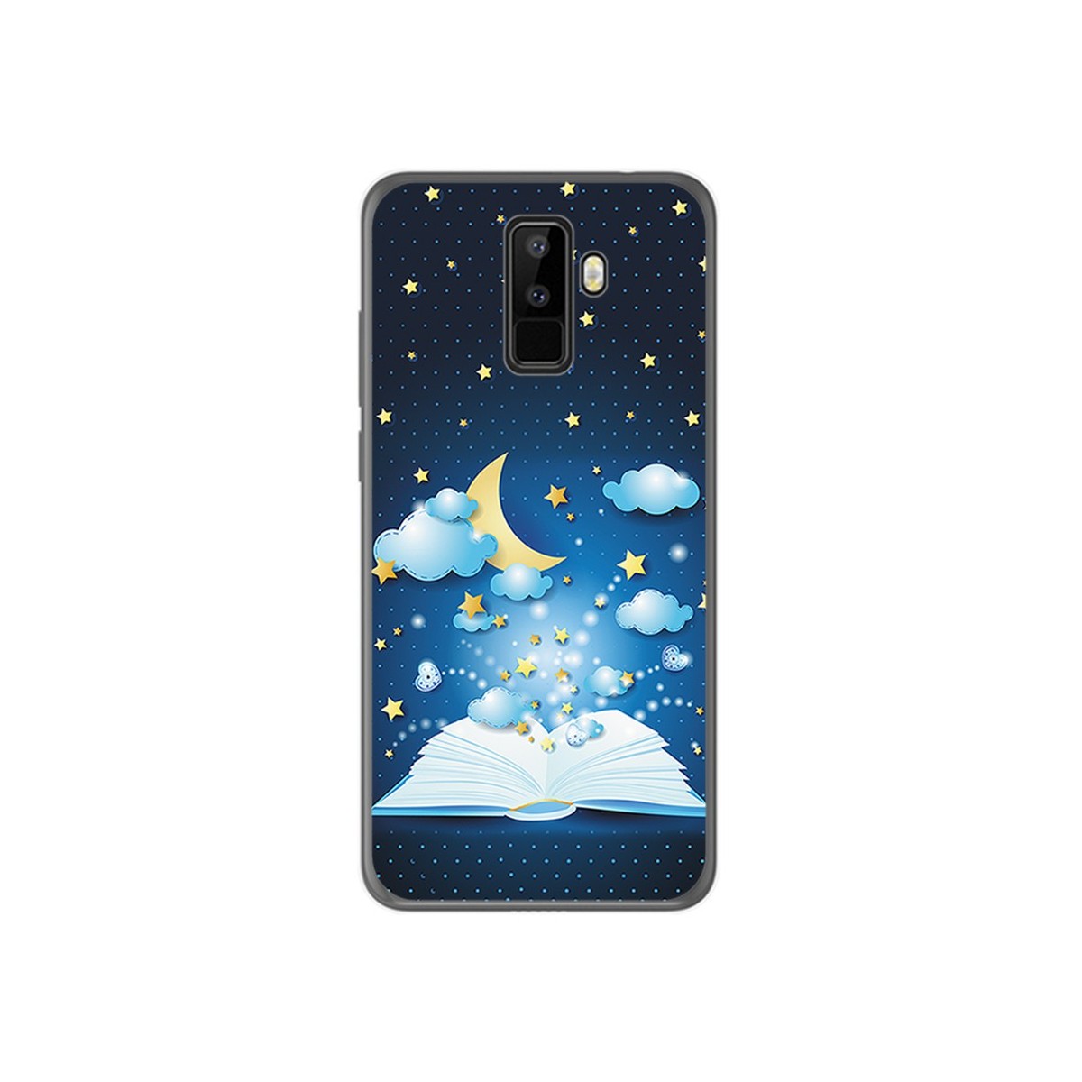 Funda Gel Tpu para Leagoo M9 Diseño Libro Cuentos Dibujos
