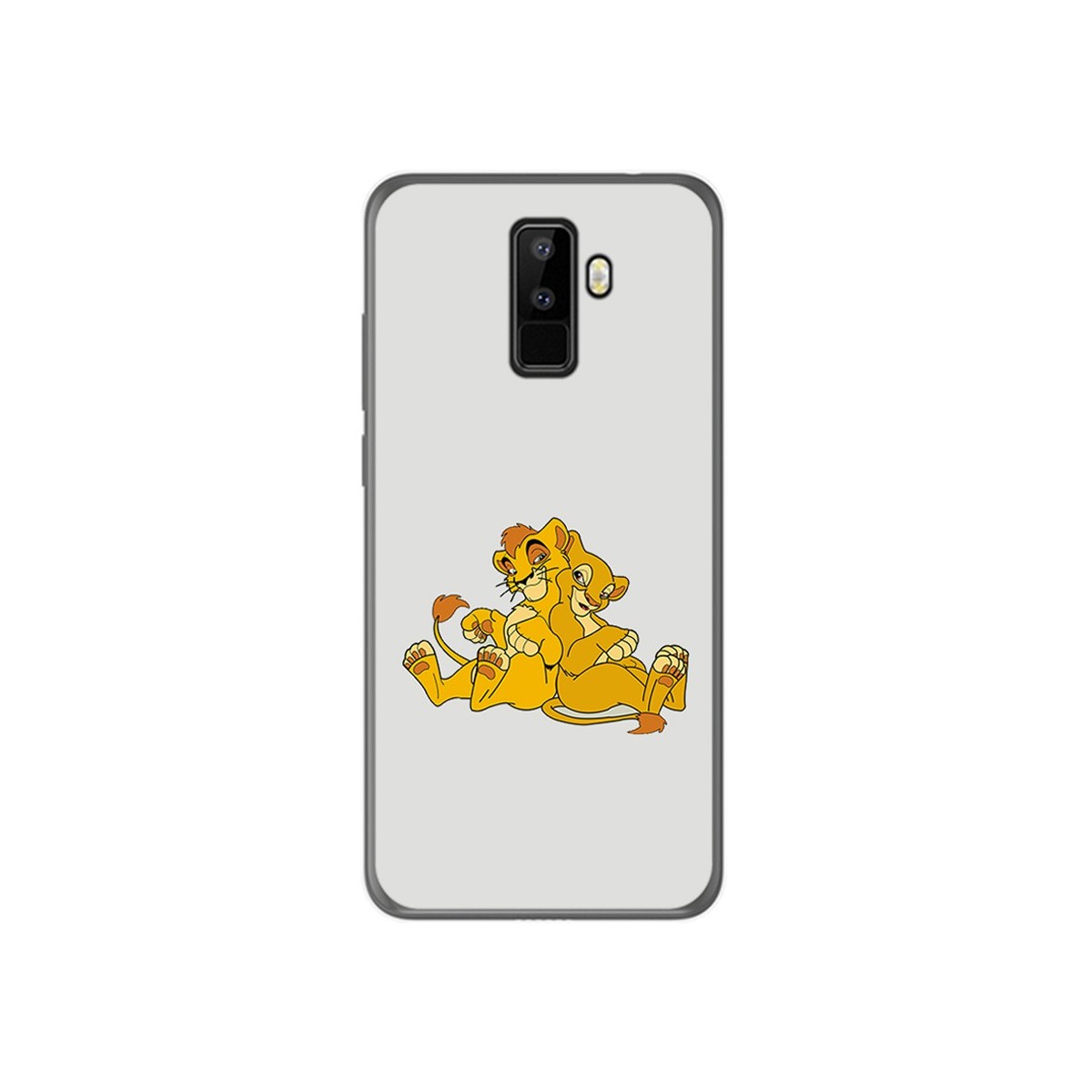 Funda Gel Tpu para Leagoo M9 Diseño Leones Dibujos