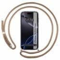 Funda Colgante Transparente para Iphone 16 Pro Max (6.9) con Cordon Camel