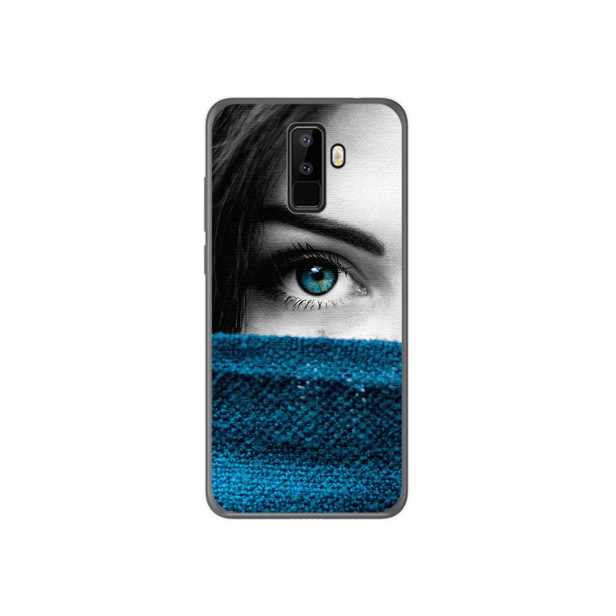 Funda Gel Tpu para Leagoo M9 Diseño Ojo Dibujos