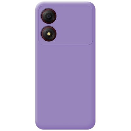 Funda Silicona Líquida Ultra Suave para Zte Blade A34 4G color Morada