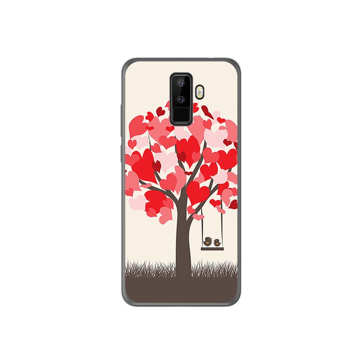 Funda Gel Tpu para Leagoo M9 Diseño Pajaritos Dibujos