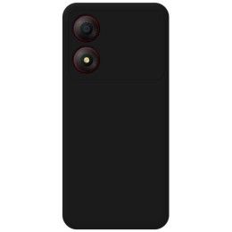 Funda Silicona Líquida Ultra Suave para Zte Blade A34 4G color Negra 2