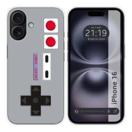 Funda Silicona para Iphone 16 (6.1) diseño Consola Dibujos