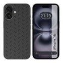 Funda Silicona para Iphone 16 (6.1) diseño Metal Dibujos
