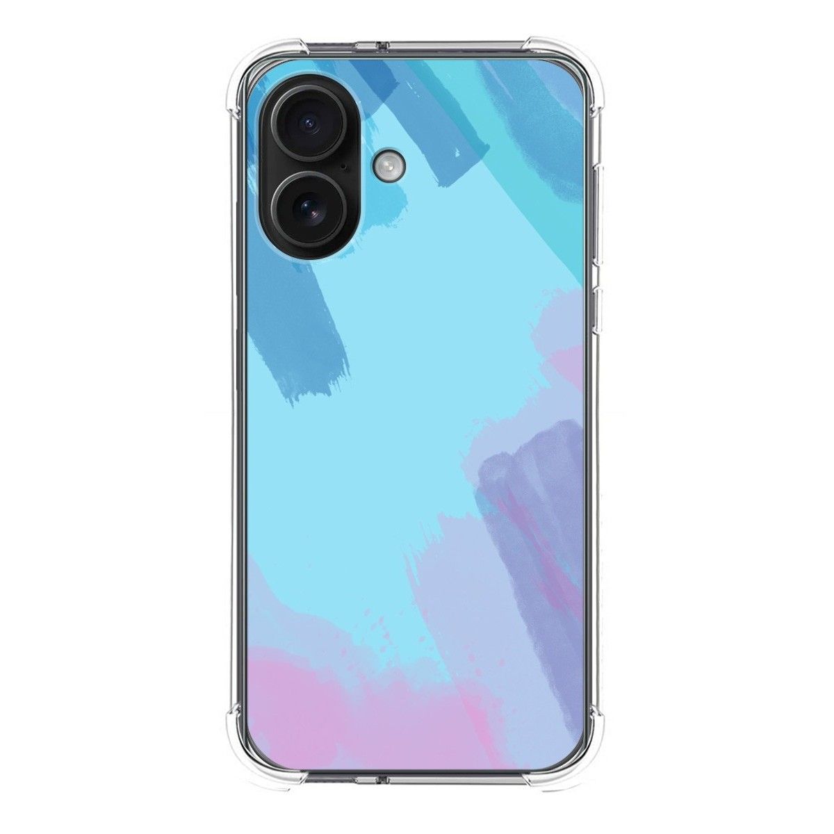 Funda Silicona Antigolpes para Iphone 16 (6.1) diseño Acuarela 10 Dibujos
