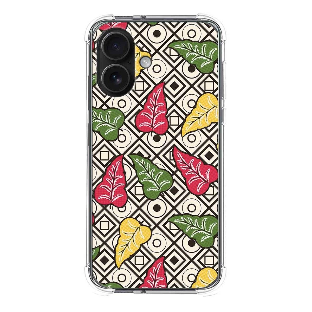 Funda Silicona Antigolpes para Iphone 16 (6.1) diseño Flores 11 Dibujos