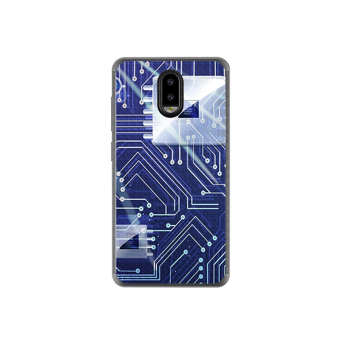 Funda Gel Tpu para Leagoo Z7 Diseño Circuito Dibujos