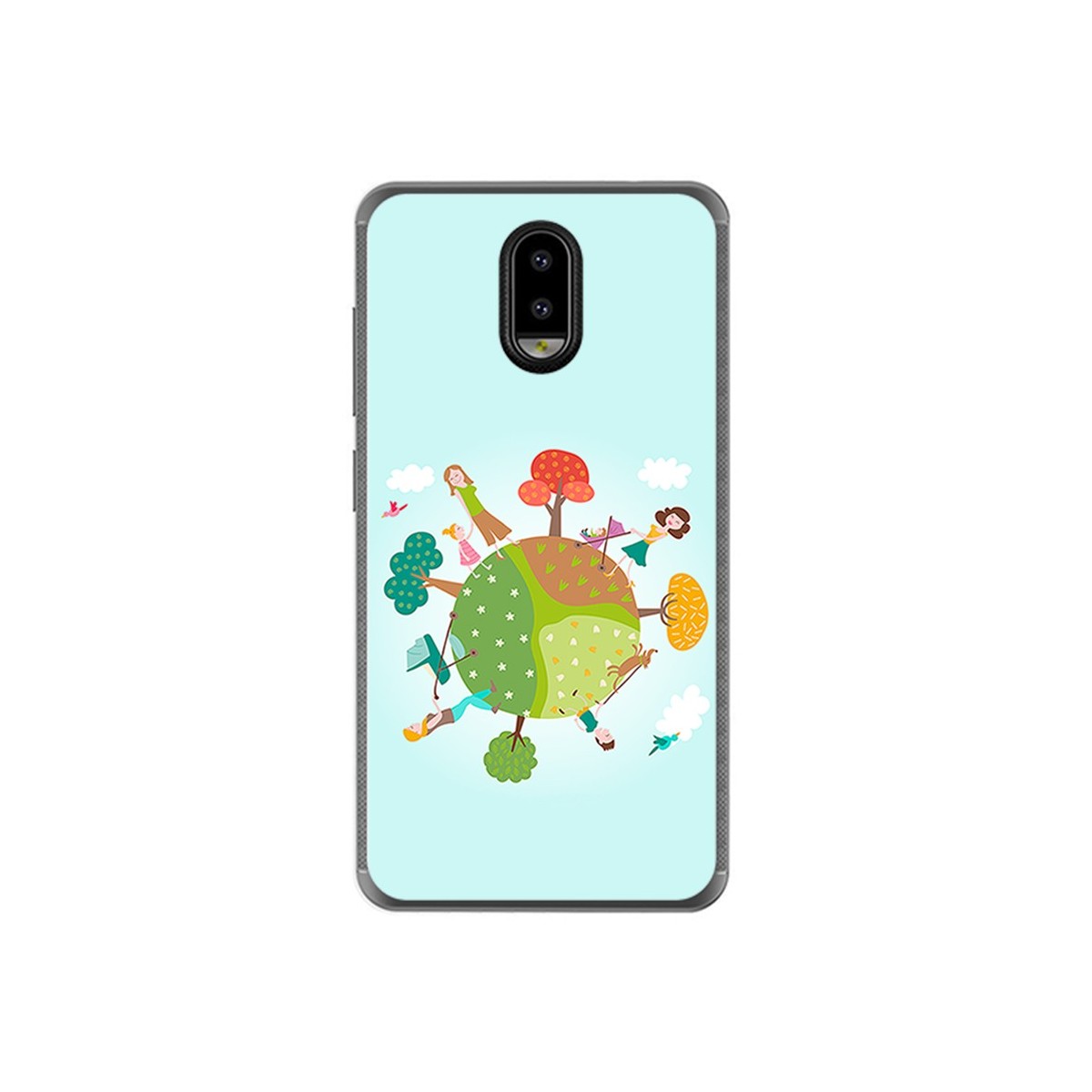 Funda Gel Tpu para Leagoo Z7 Diseño Familia Dibujos