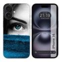 Funda Silicona para Iphone 16 (6.1) diseño Ojo Dibujos