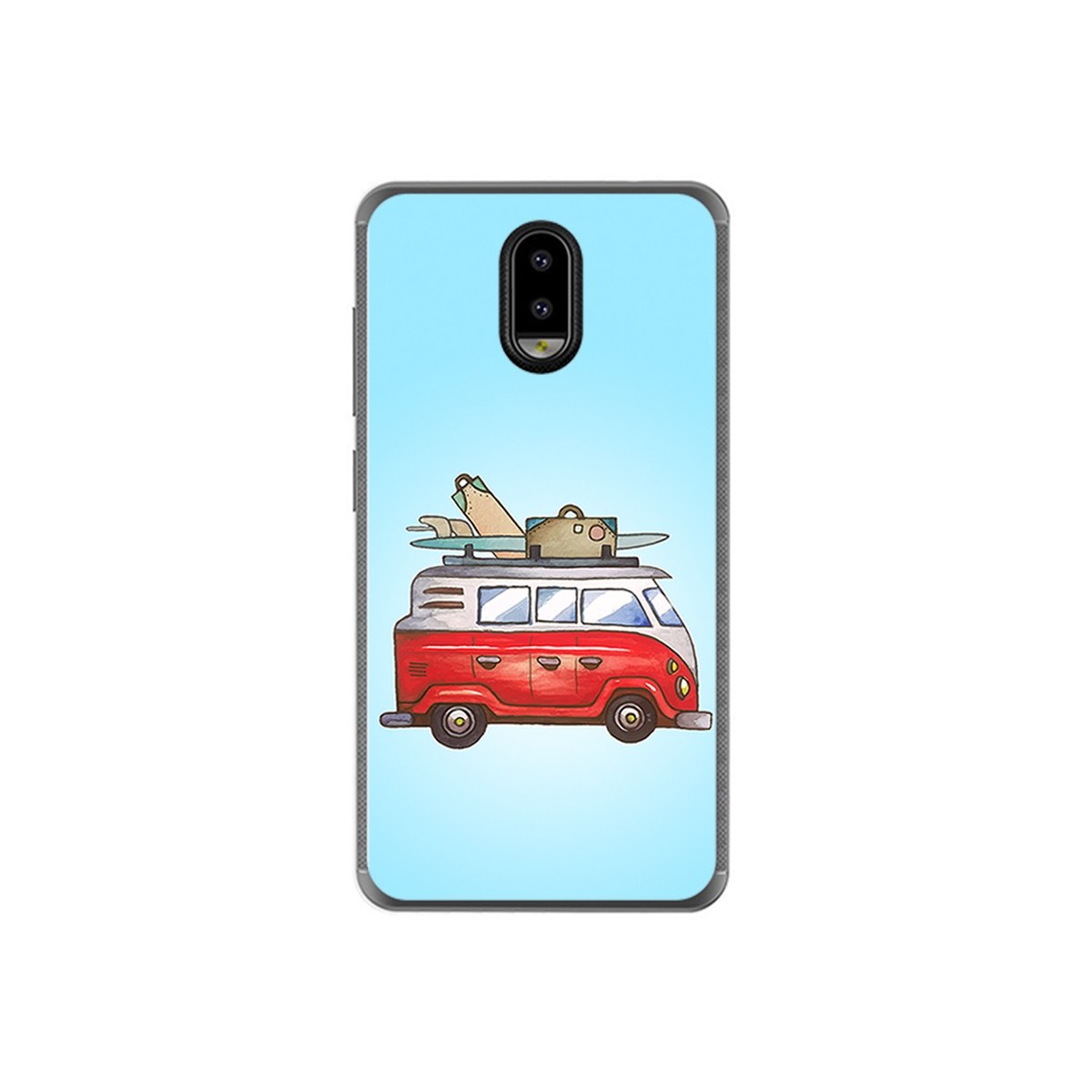 Funda Gel Tpu para Leagoo Z7 Diseño Furgoneta Dibujos