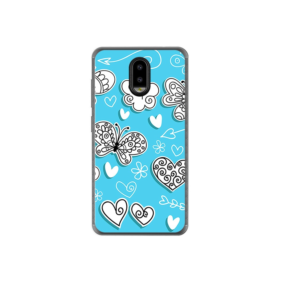 Funda Gel Tpu para Leagoo Z7 Diseño Mariposas Dibujos