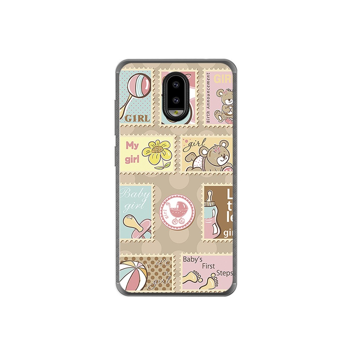 Funda Gel Tpu para Leagoo Z7 Diseño Sellos Dibujos