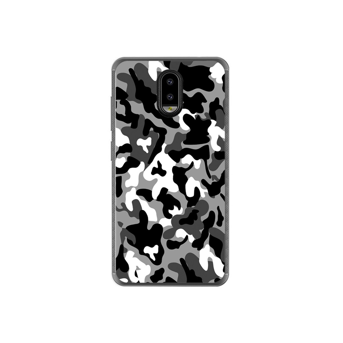 Funda Gel Tpu para Leagoo Z7 Diseño Snow Camuflaje Dibujos