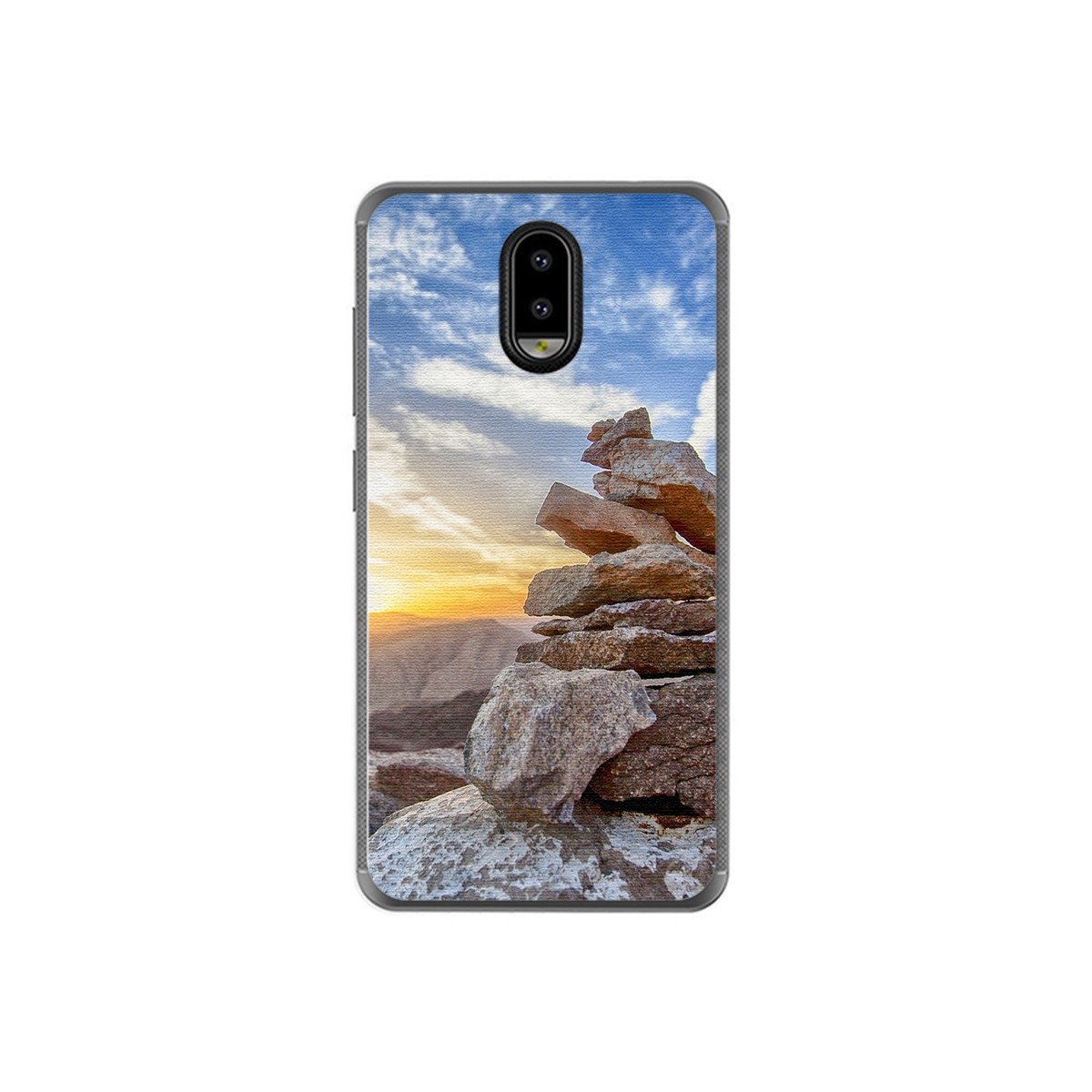 Funda Gel Tpu para Leagoo Z7 Diseño Sunset Dibujos